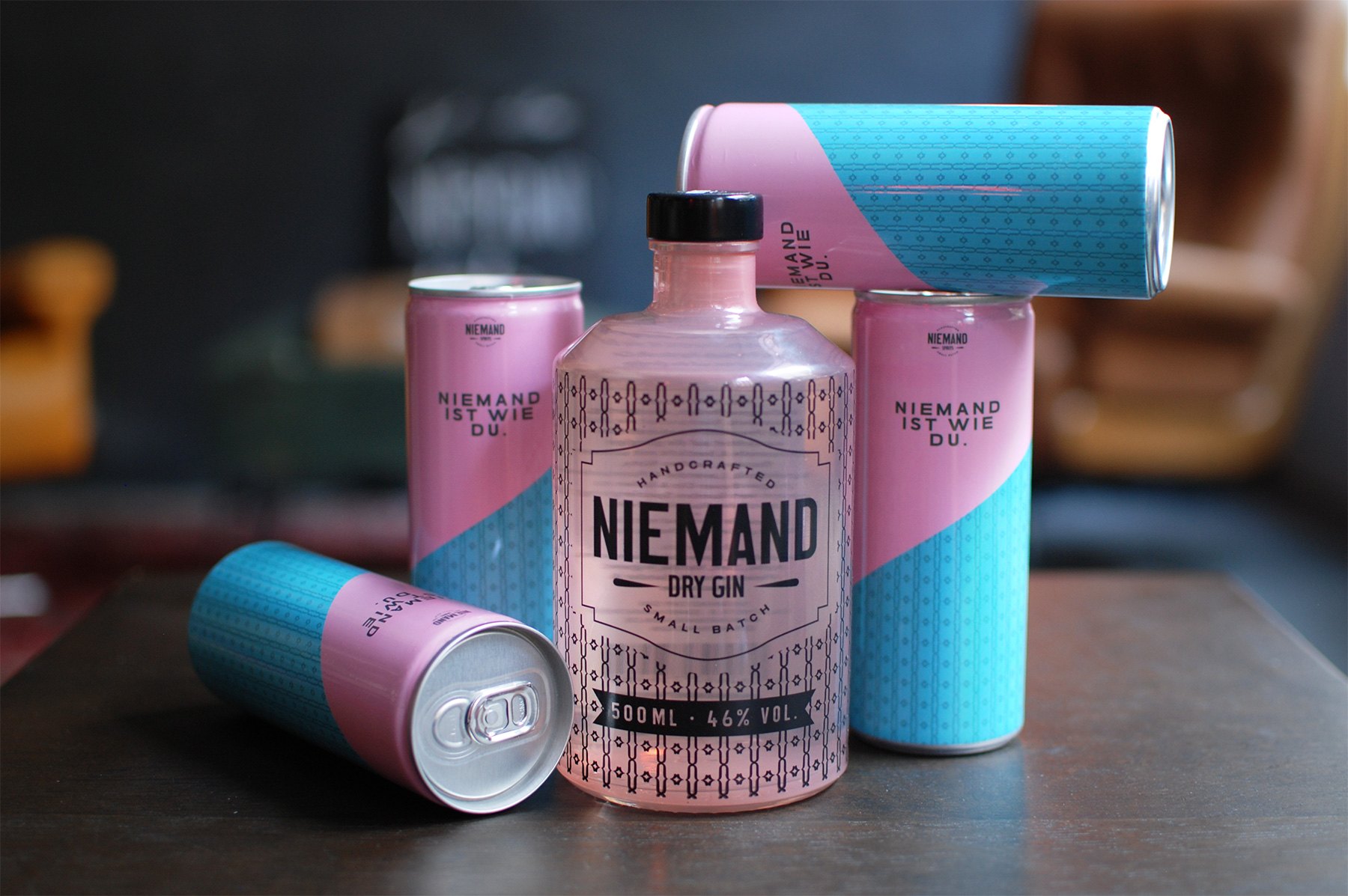 Set Niemand Dry Gin + 4 x Energy Dose » GinTonic Gewürze online bestellen »Gin Flight«